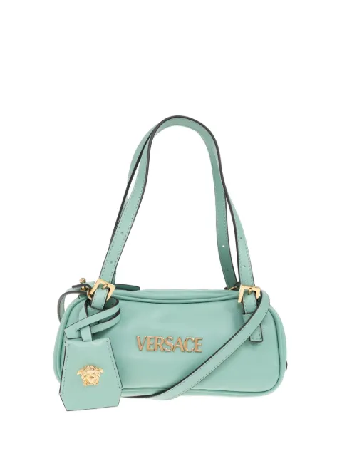 Versace Versace Tag leather mini shoulder bag