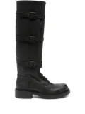 P.A.R.O.S.H. buckle-strap lace-up boots - Black