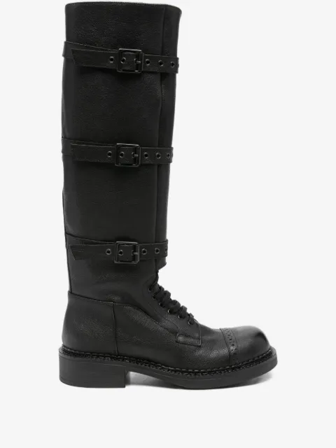 P.A.R.O.S.H. buckle-strap lace-up boots