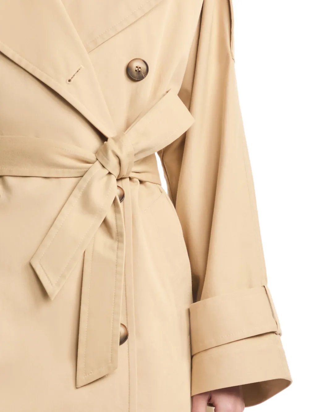 Hogan Trenchcoat met ceintuur Beige