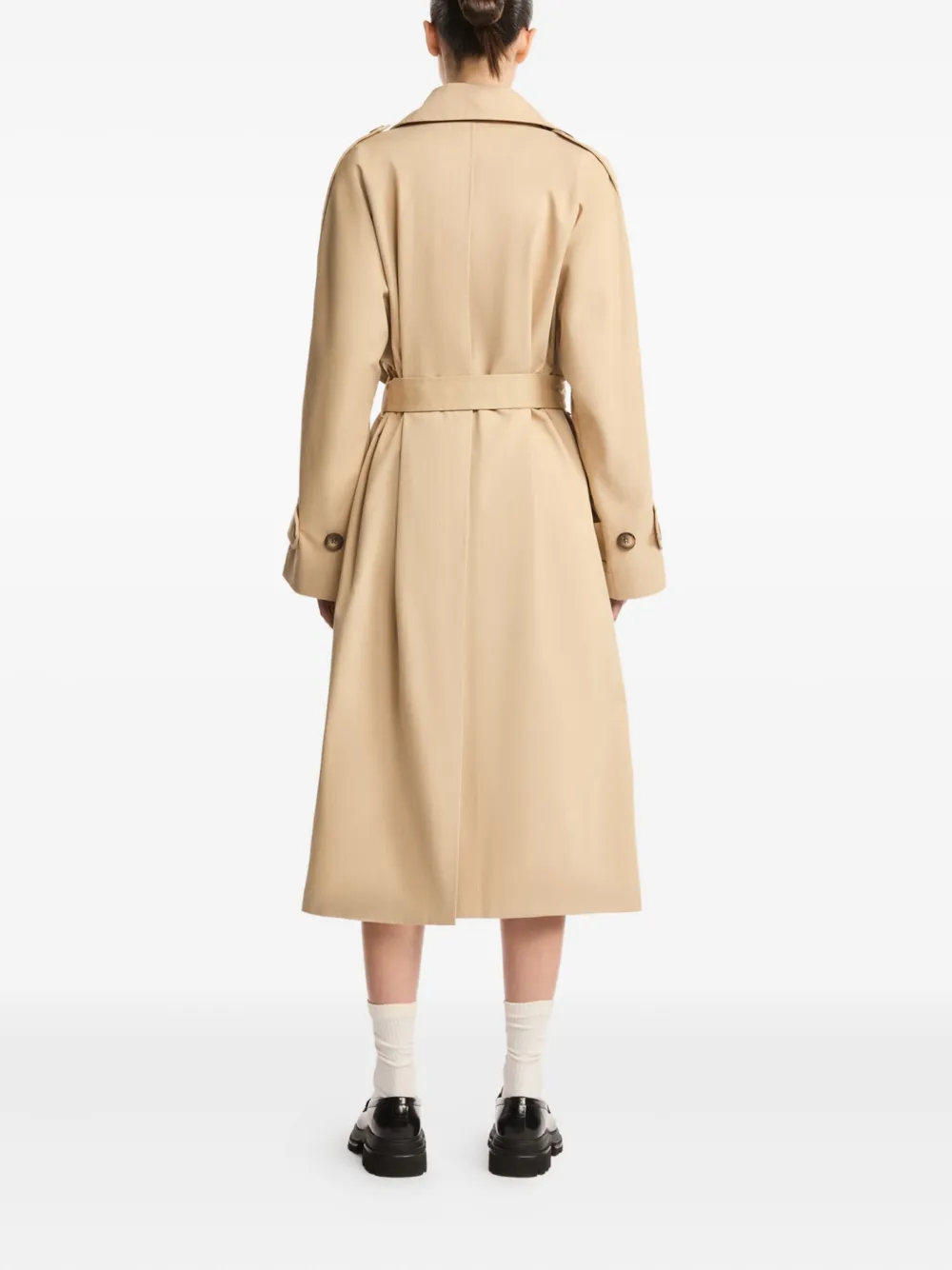 Hogan Trenchcoat met ceintuur Beige