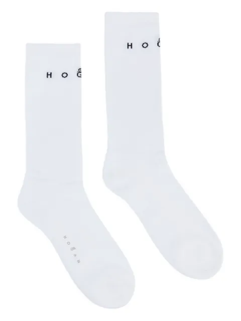 Hogan logo-embroidered socks