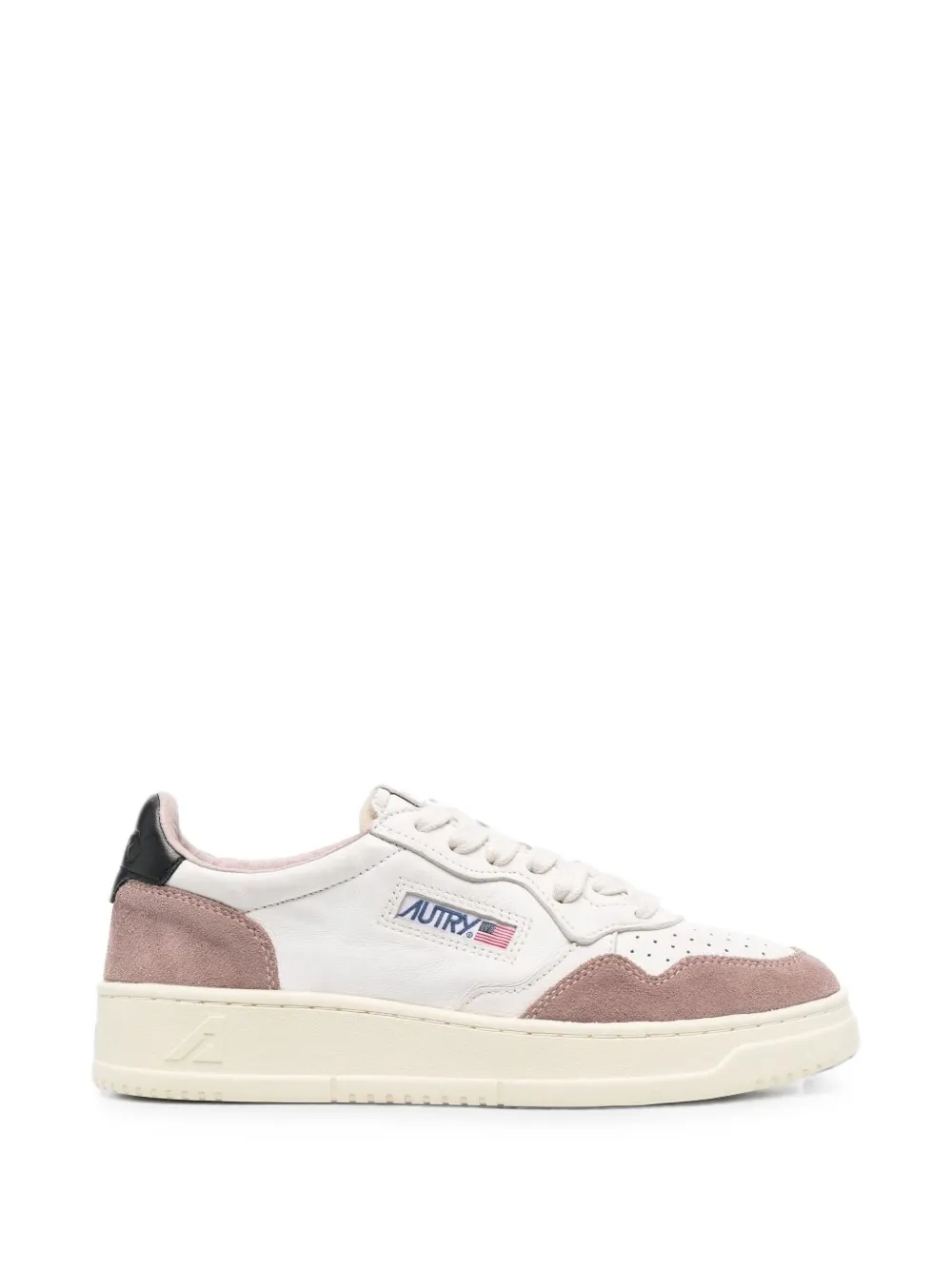 Autry Medalist Sneakers mit Kontrasteinsatz - Weiß