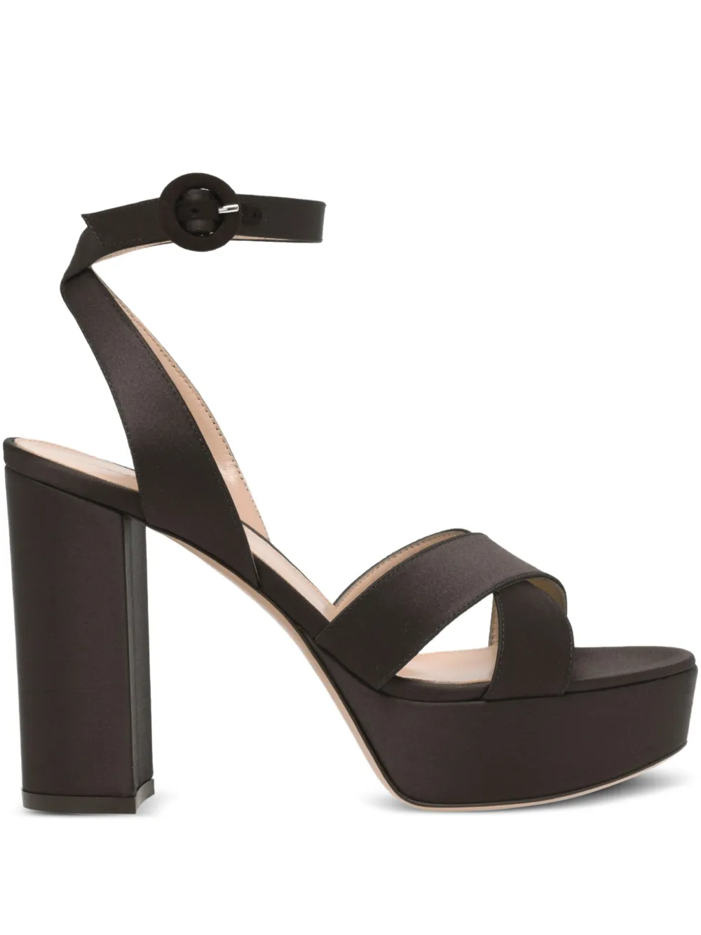 Gianvito Rossi 105mm Sabrina sandals Brown