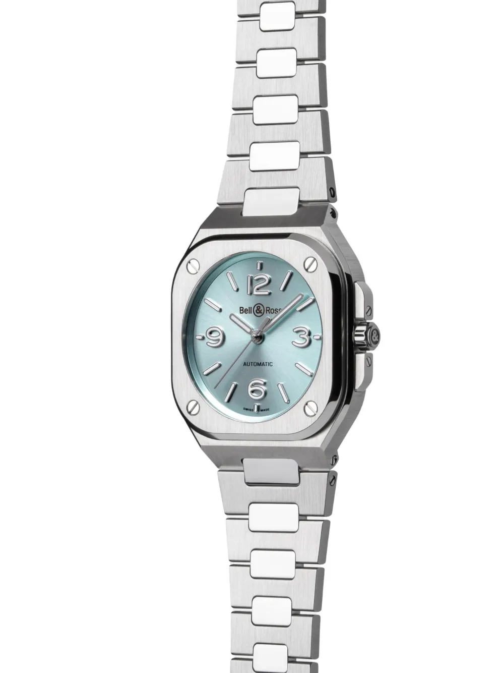 Bell & Ross Br-05 Ice Blue Steel 36mm In Gray