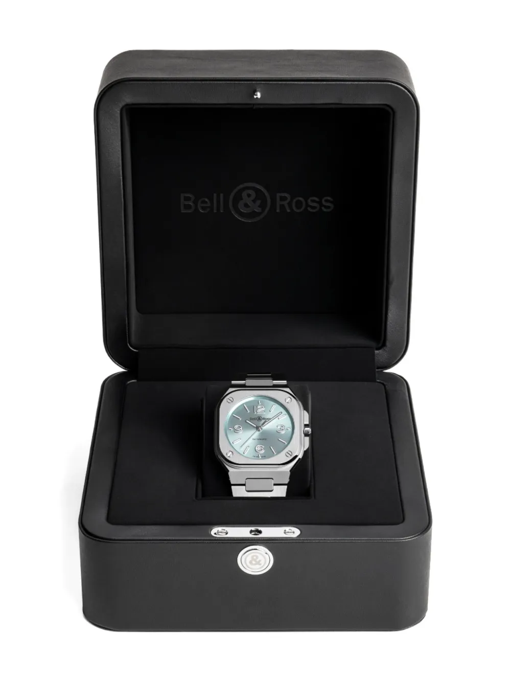 Bell & Ross Br-05 Ice Blue Steel 36mm In Gray