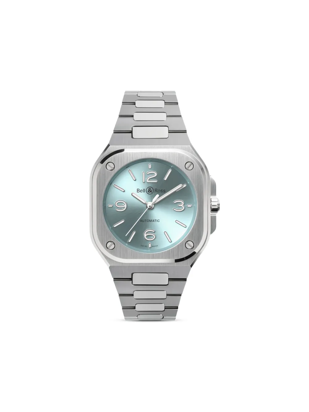 Bell & Ross Br-05 Ice Blue Steel 36mm In Gray