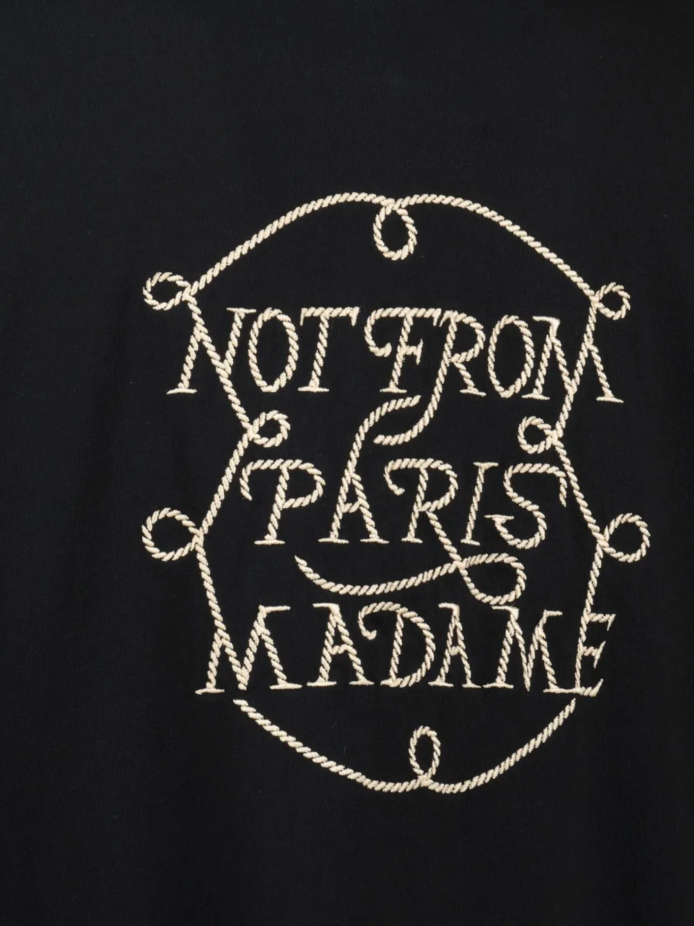 Drôle De Monsieur Vignes T-shirt Zwart