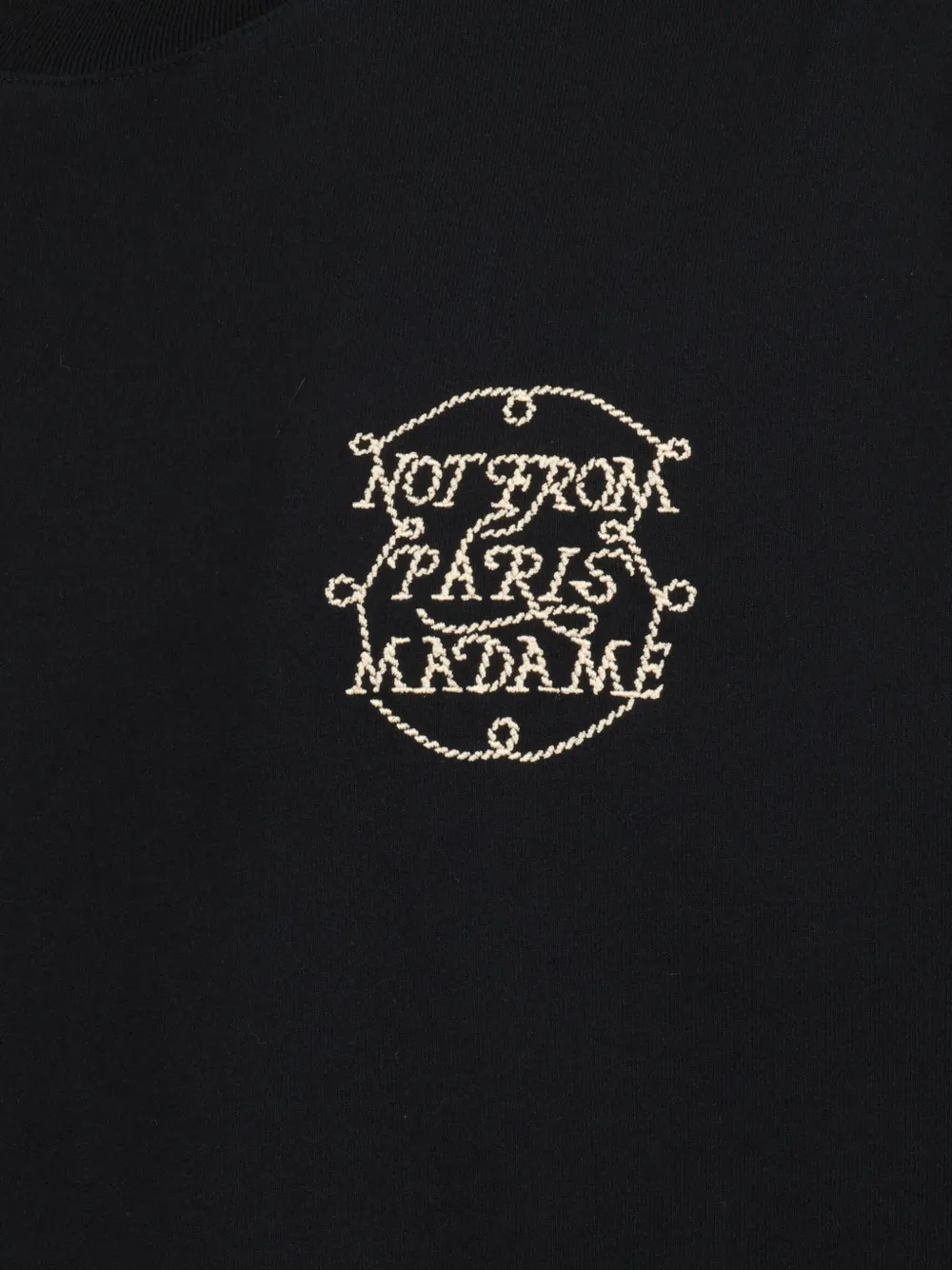 Drôle De Monsieur Vignes T-shirt Zwart