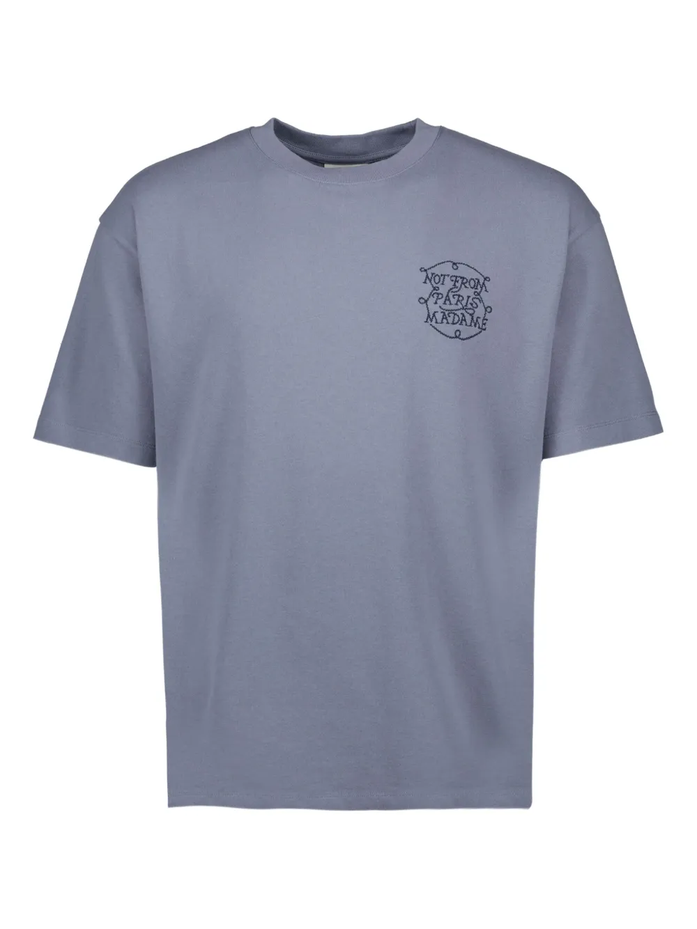 Drôle De Monsieur Vignes T-shirt Blauw