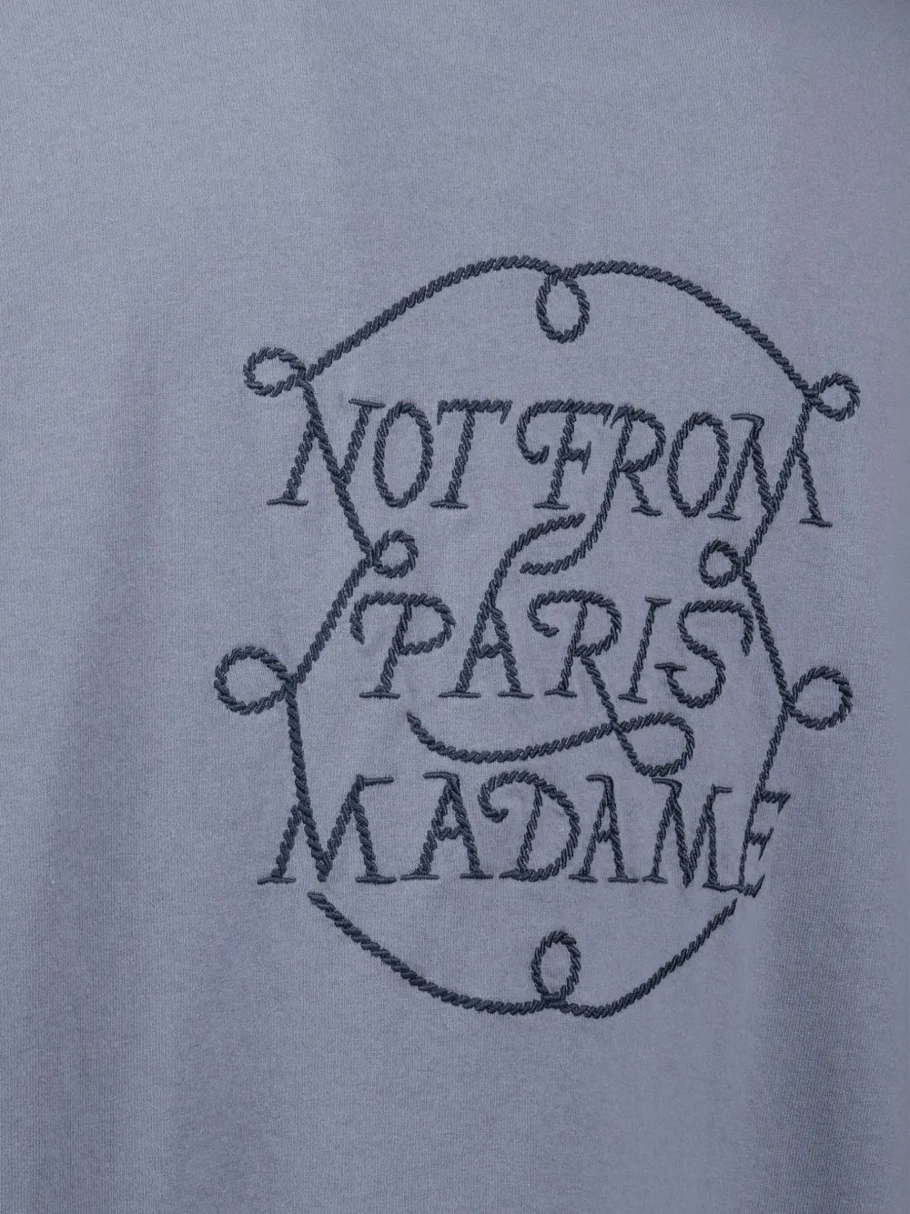 Drôle De Monsieur Vignes T-shirt Blauw
