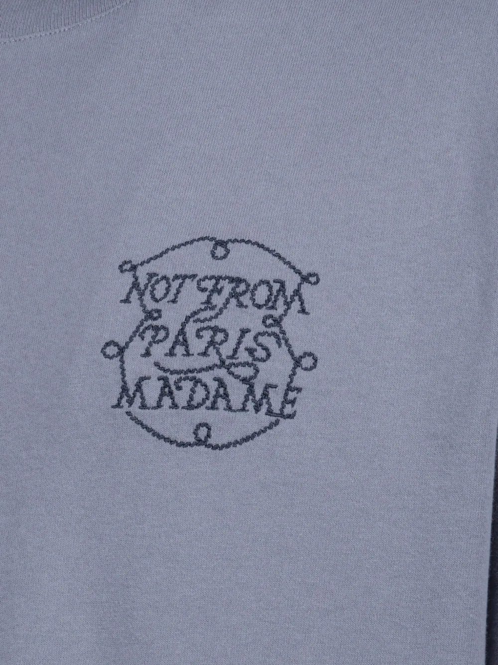 Drôle De Monsieur Vignes T-shirt Blauw