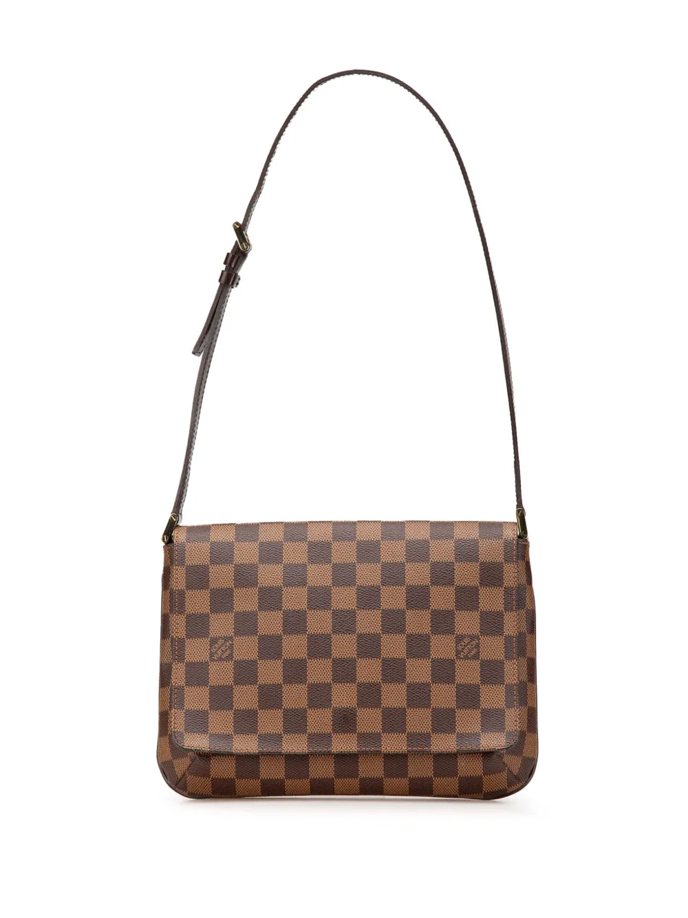 Louis Vuitton Pre-Owned 2002 ダミエ エベヌ ミュゼット タンゴ ショートストラップ ショルダーバッグ - Louis Vuitton Pre-Owned 2002 ダミエ エベヌ ミュゼット タンゴ ショートストラップ ショルダーバッグ -