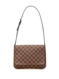 Louis Vuitton Pre-Owned 2002 Damier Ebene Musette Tango Short Strap shoulder bag - Brown