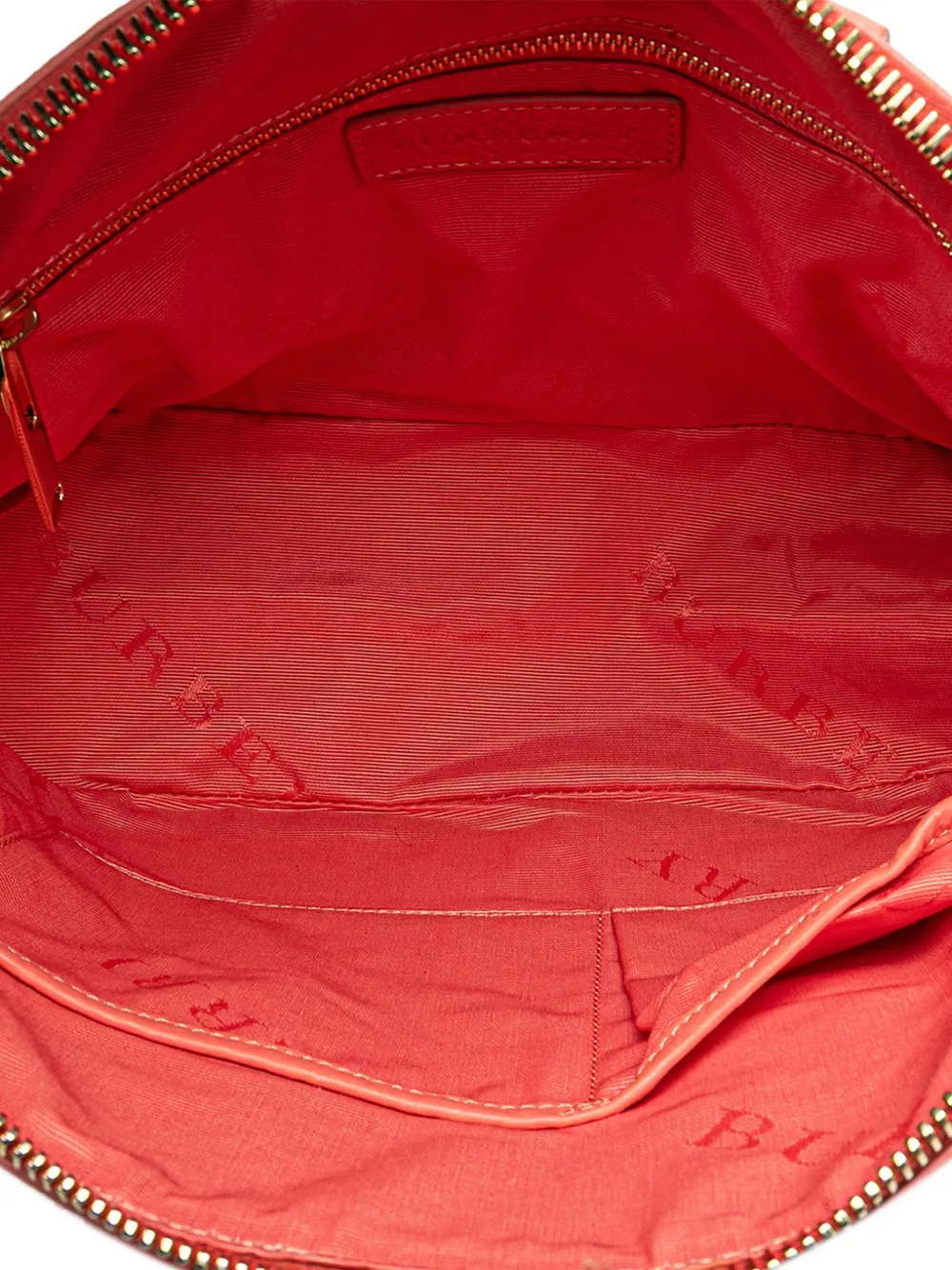 Pre-owned Burberry 2000-2017 Small Heritage Grain Check Embossed Orchard Bowling Bag Satchel In Pink
