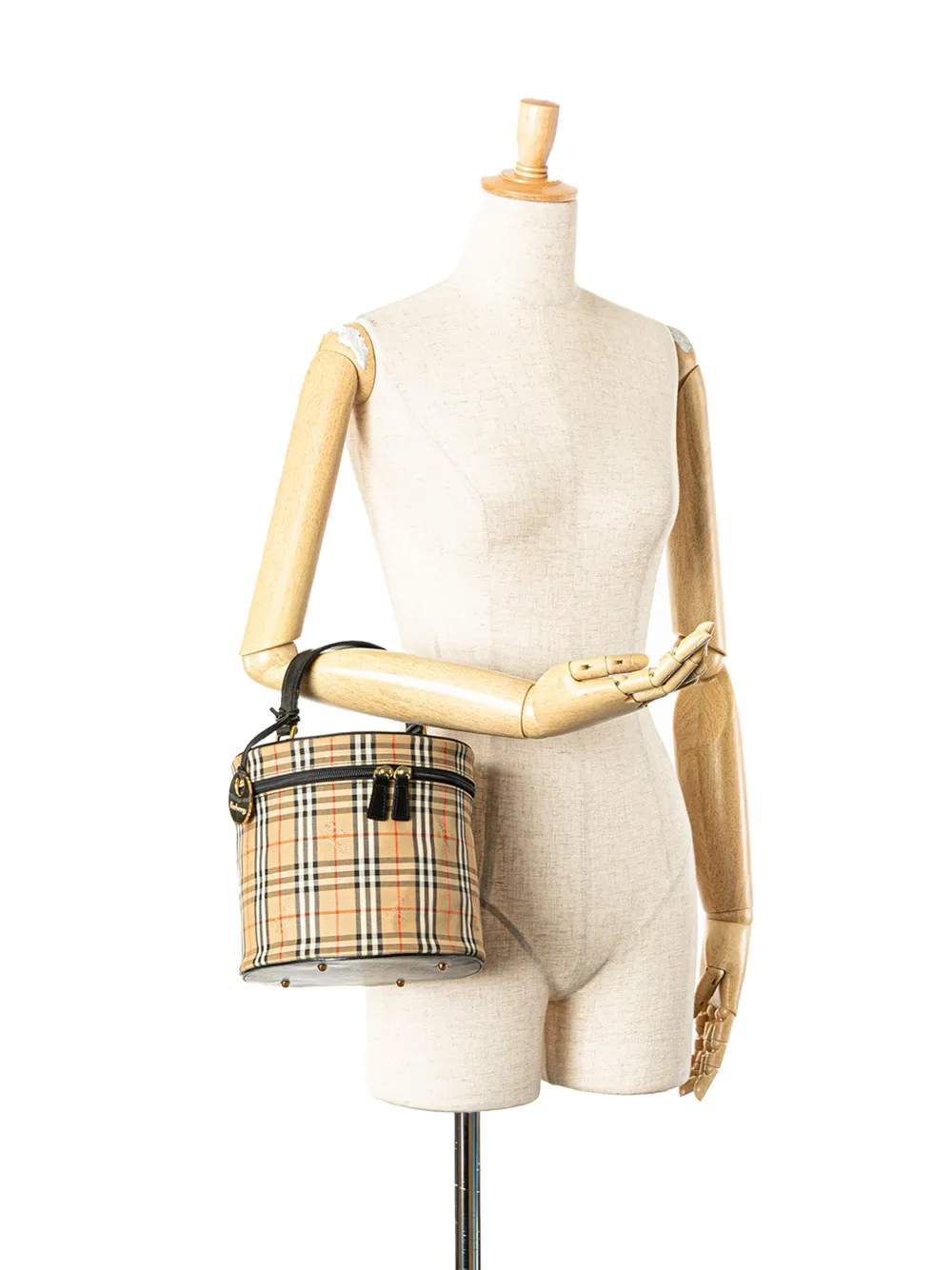 Burberry Pre-Owned 20th Century Haymarket Check Canvas vanity bag | Pre-Owned | Image 2