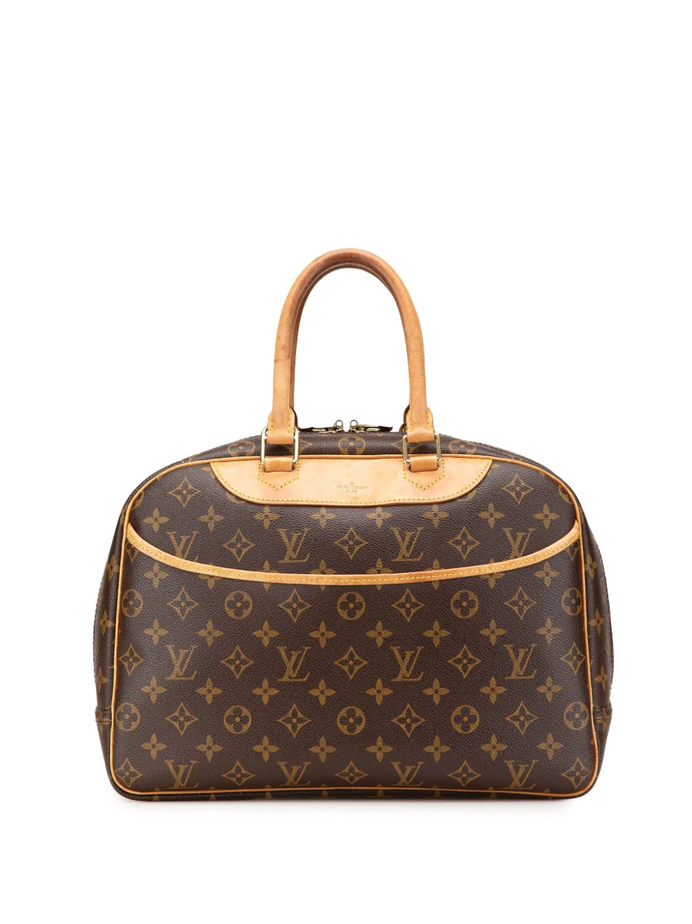 Louis Vuitton Pre-Owned 1999-2024 モノグラム ドーヴィル ハンドバッグ - ブラウン Louis Vuitton Pre-Owned 1999-2024 モノグラム ドーヴィル ハンドバッグ - ブラウン
