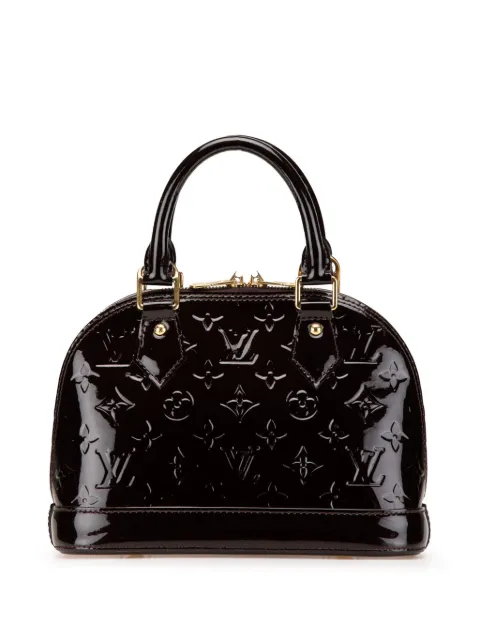 Louis Vuitton Pre-Owned 2017 Monogram Vernis Alma BB satchel