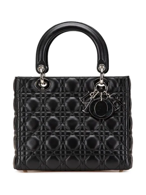 Christian Dior Pre-Owned 2005 Medium Lambskin Cannage Lady Dior satchel