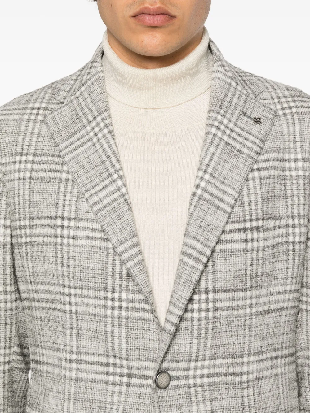 Tagliatore Jacket With Tartan Pattern