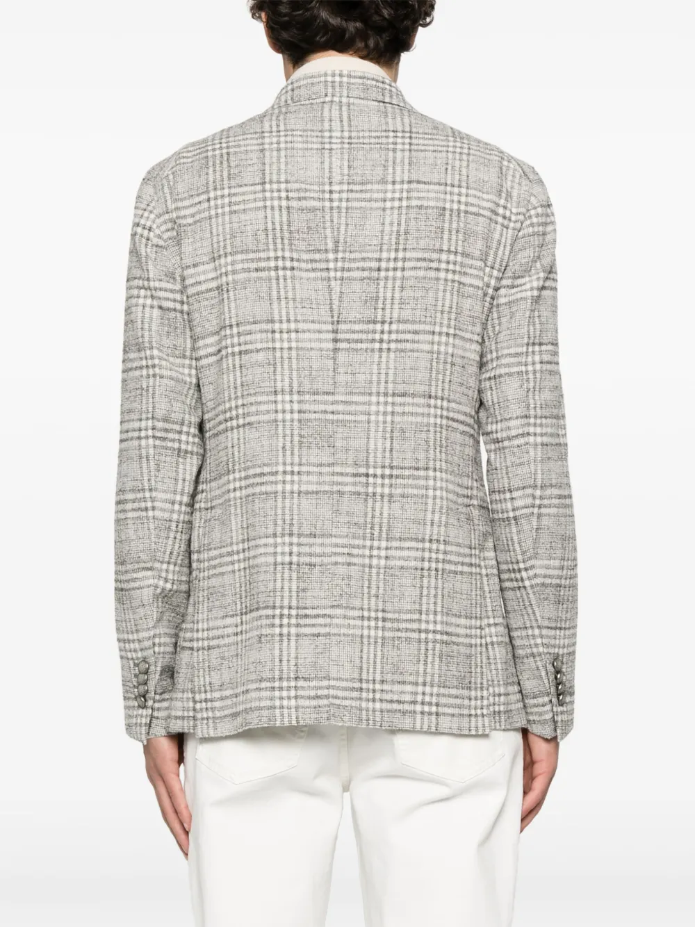 Tagliatore Jacket With Tartan Pattern