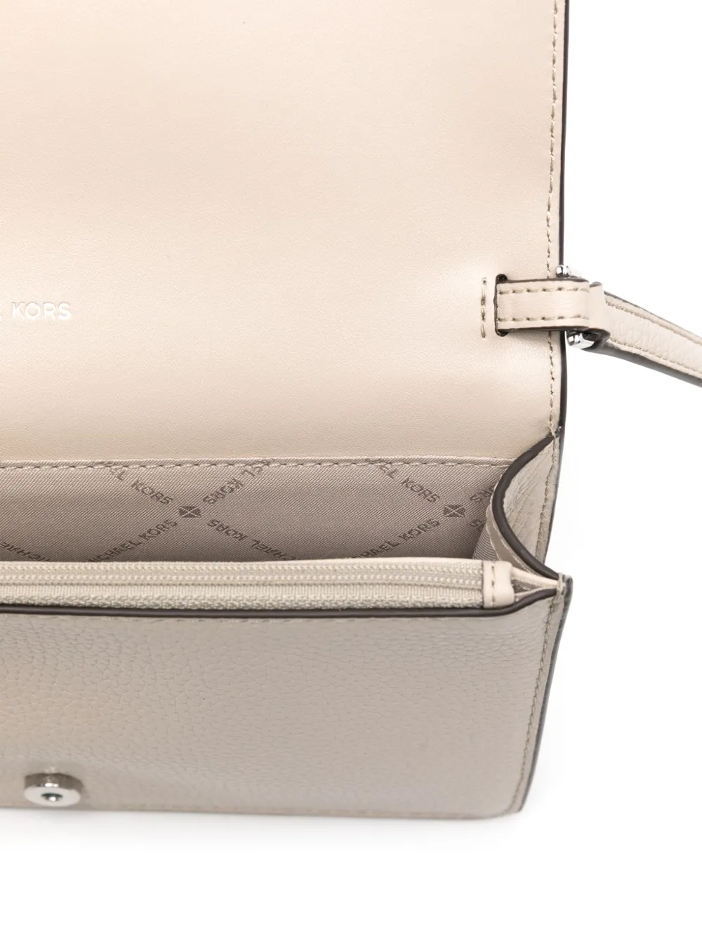 Michael Kors Leren crossbodytas Beige