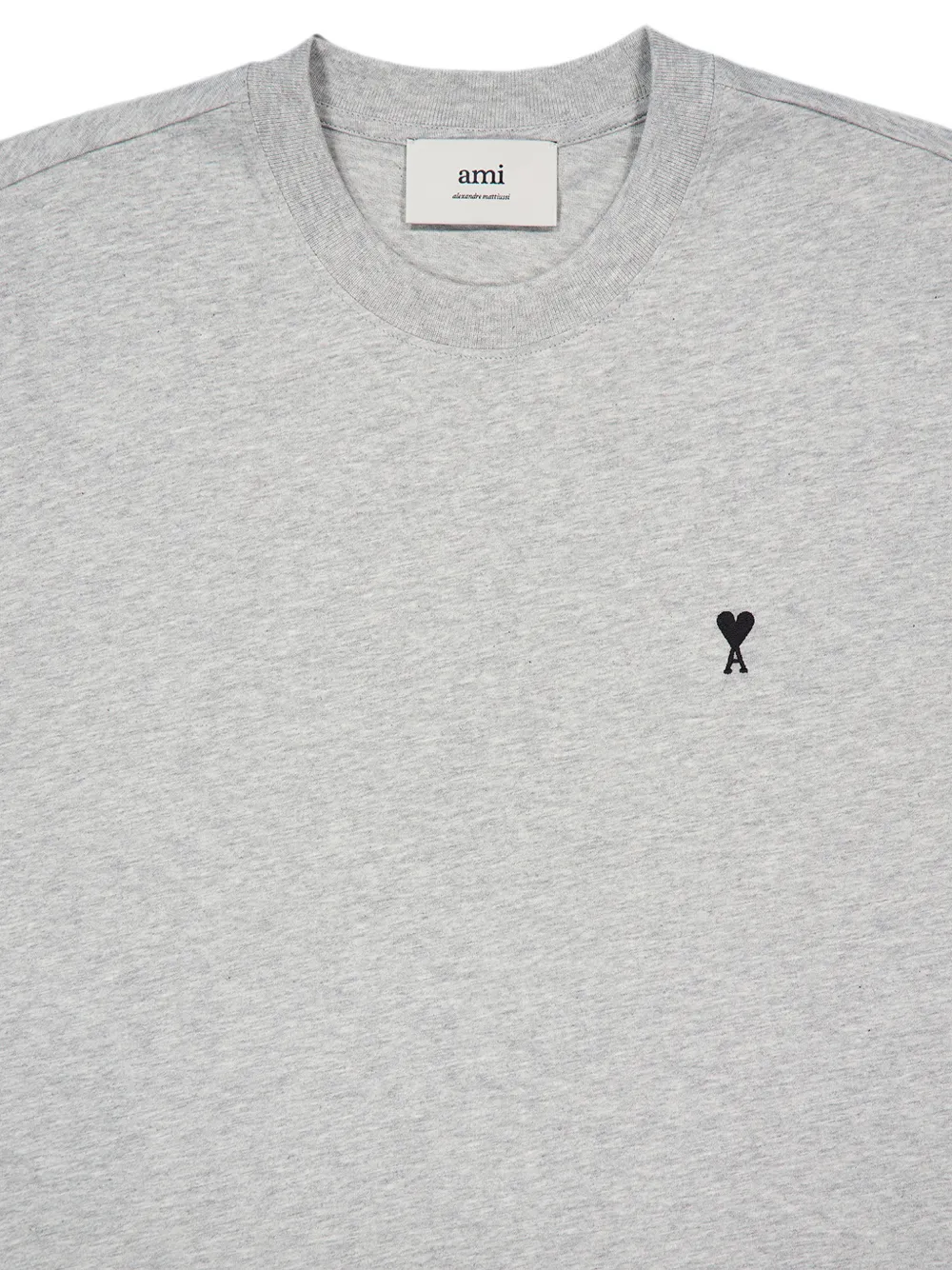 AMI Paris Katoenen T-shirt Grijs