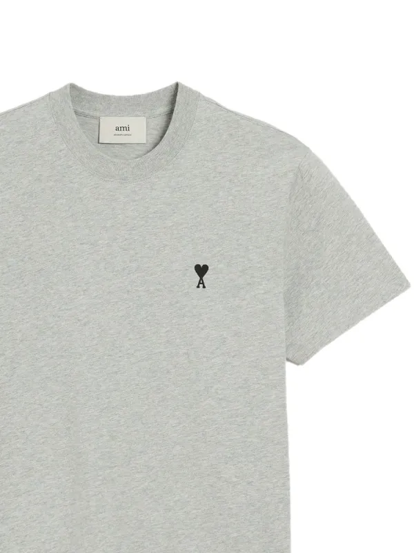 AMI Paris Ami De Coeur T-shirt | Grey | FARFETCH