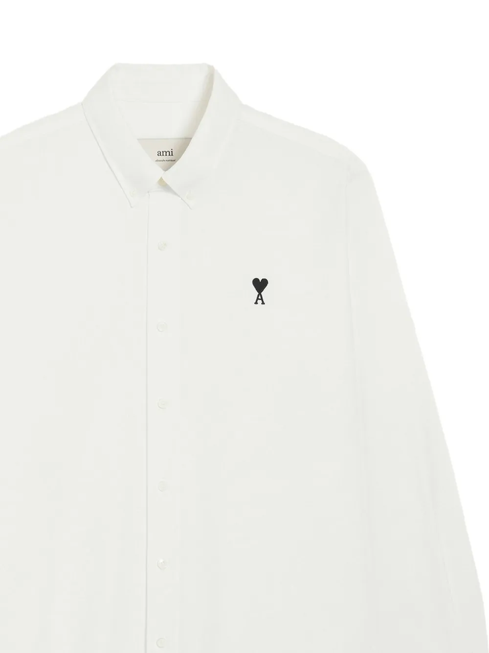 AMI Paris poplin shirt Wit