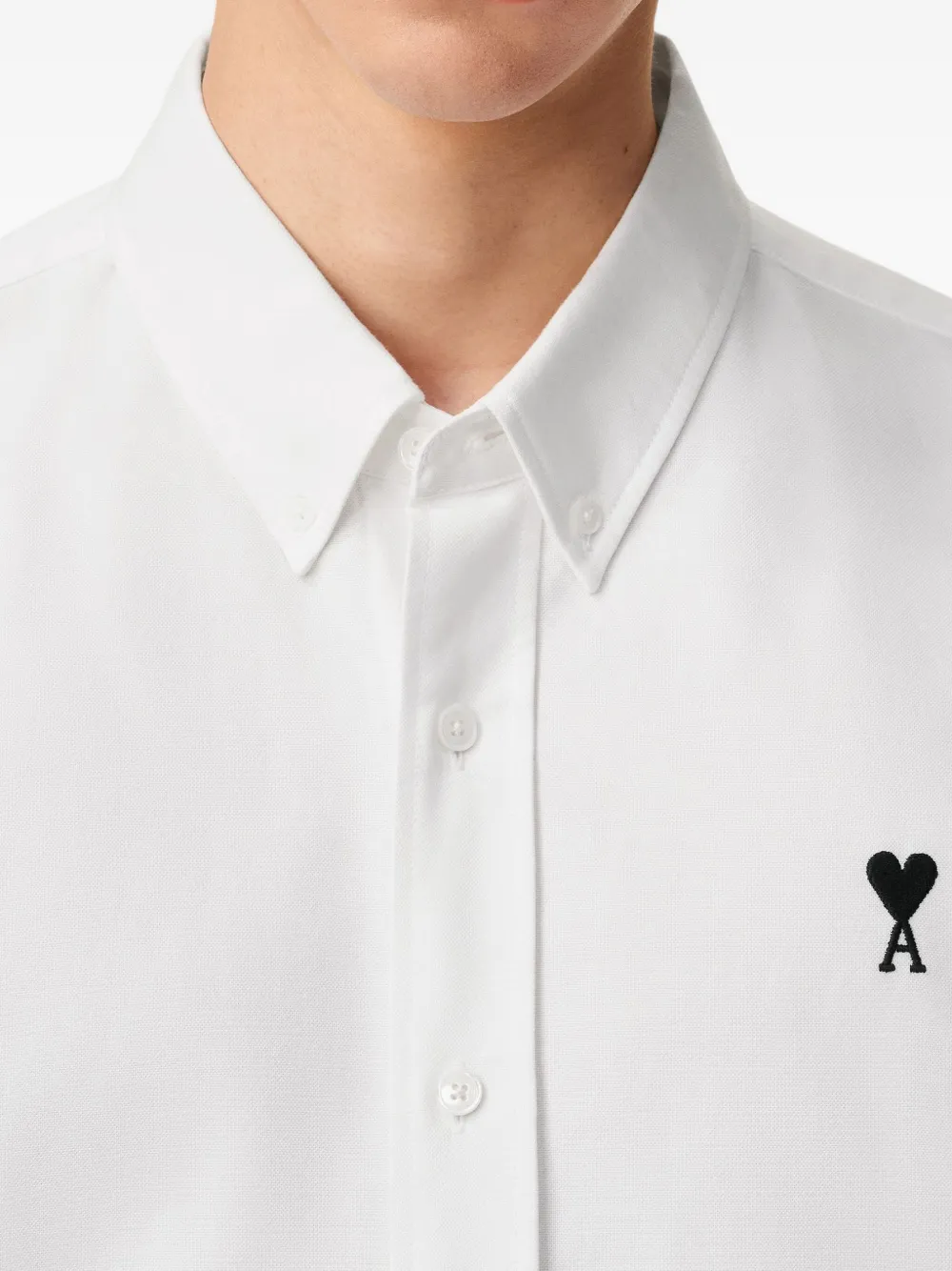 AMI Paris poplin shirt Wit