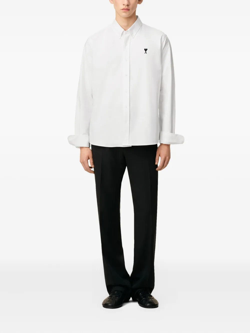 AMI Paris poplin shirt - Wit