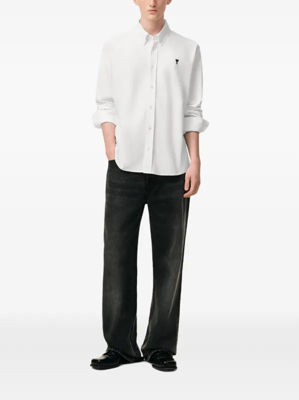 AMI Paris Ami De Coeur シャツ | ホワイト | FARFETCH JP