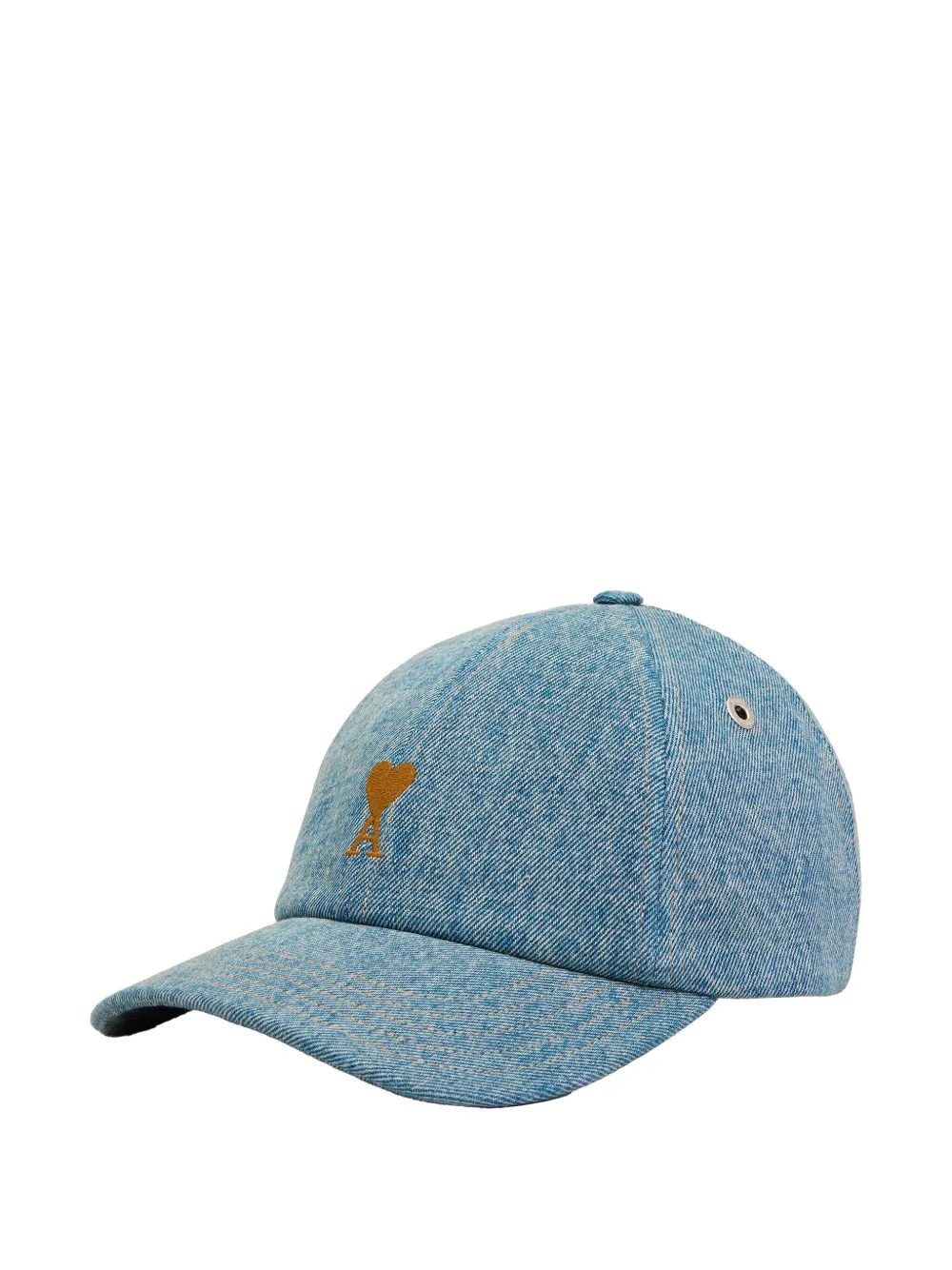 AMI Paris Cappello da baseball in cotone - Blu