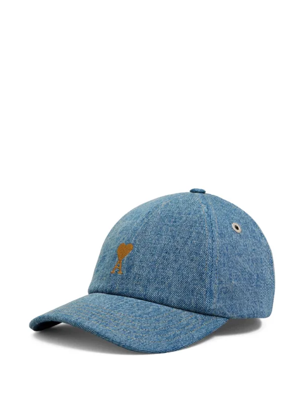 AMI Paris Cotton Cap | Blue | FARFETCH