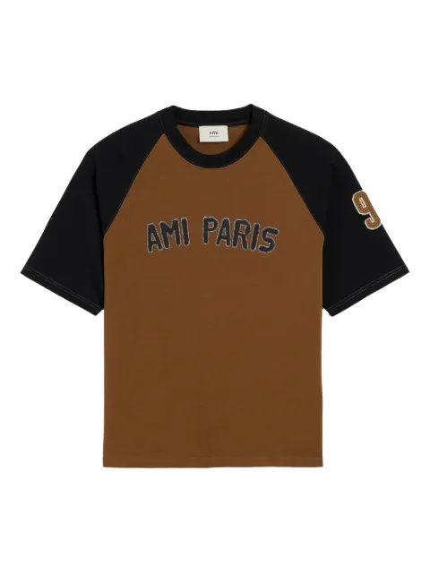 AMI Paris logo-embroidered T-shirt 