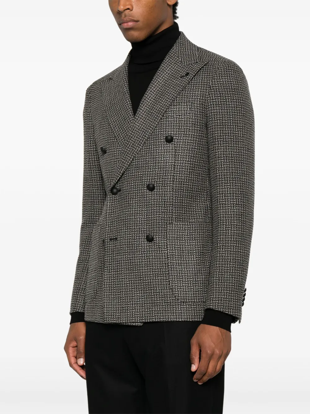 Tagliatore Blazer met dubbele rij knopen Grijs