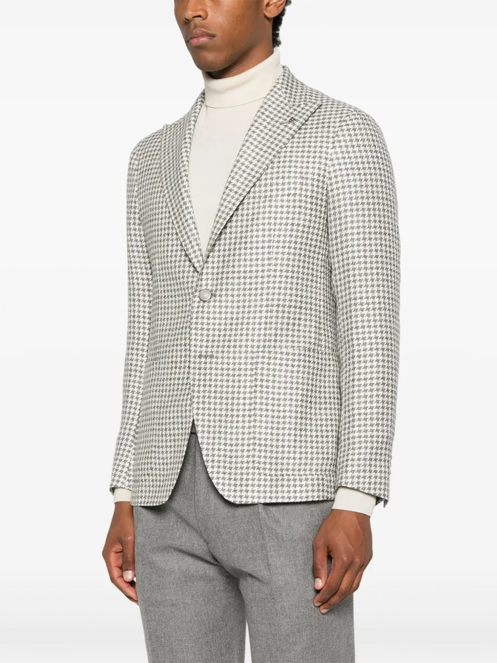 Tagliatore Blazer met enkele rij knopen Grijs