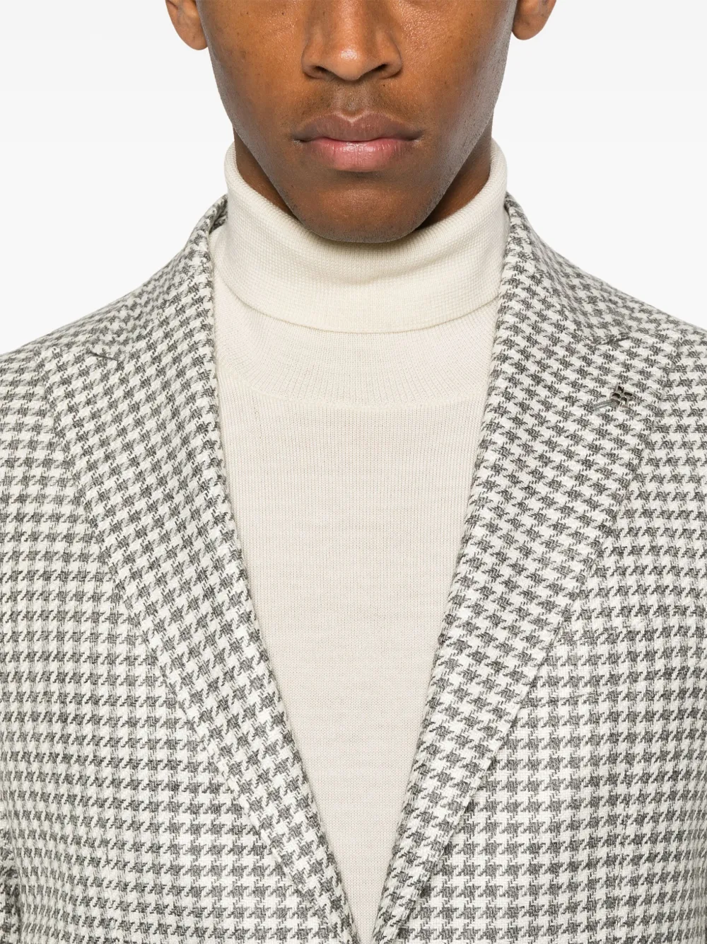 Tagliatore Blazer met enkele rij knopen Grijs