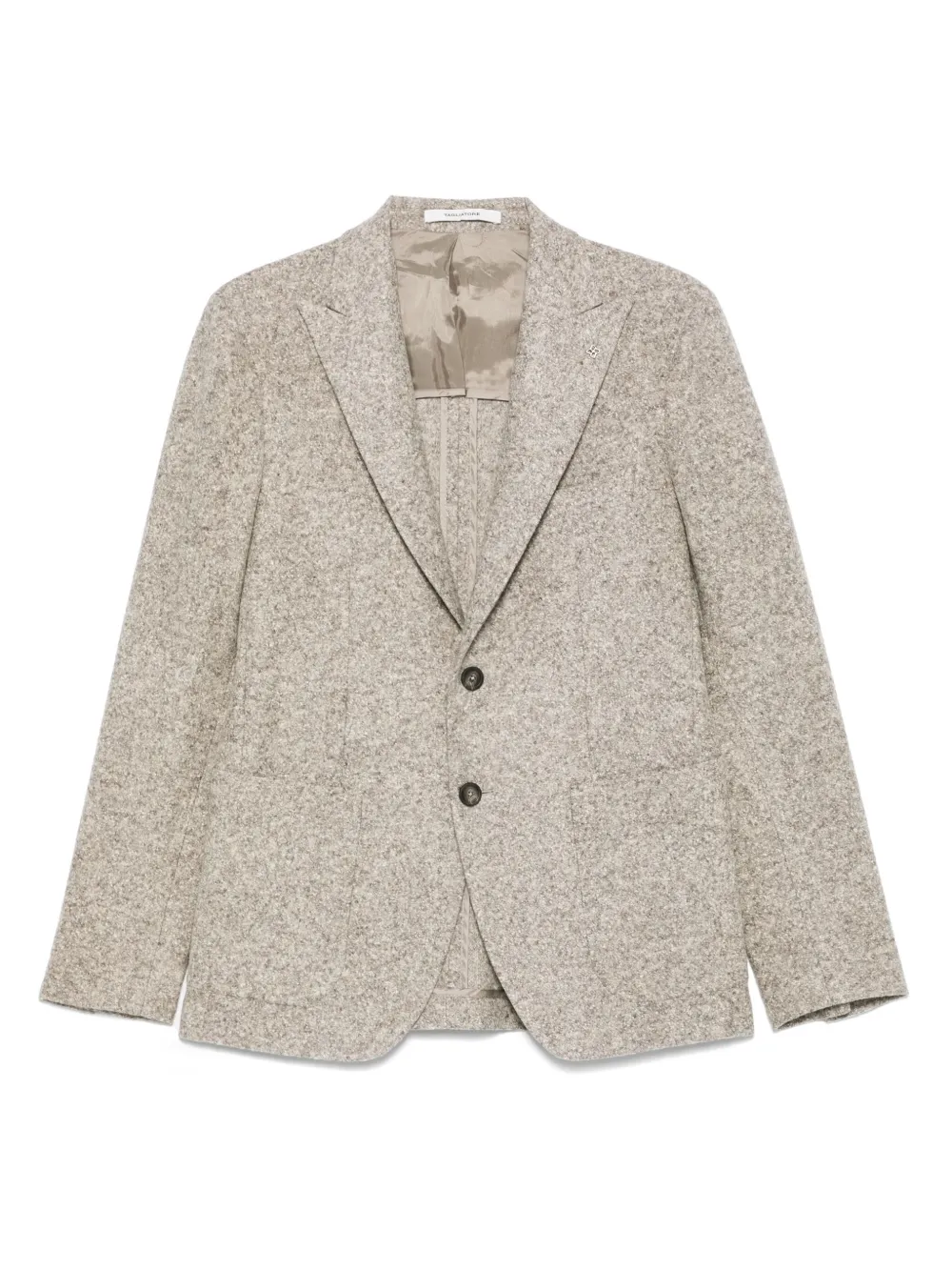 Tagliatore Blazer met enkele rij knopen Beige