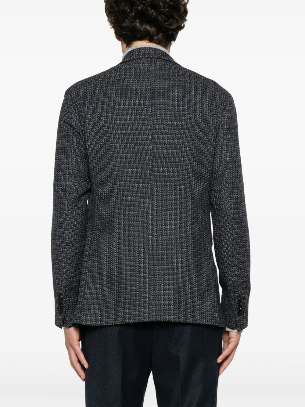 Tagliatore Blazer met enkele rij knopen Blauw