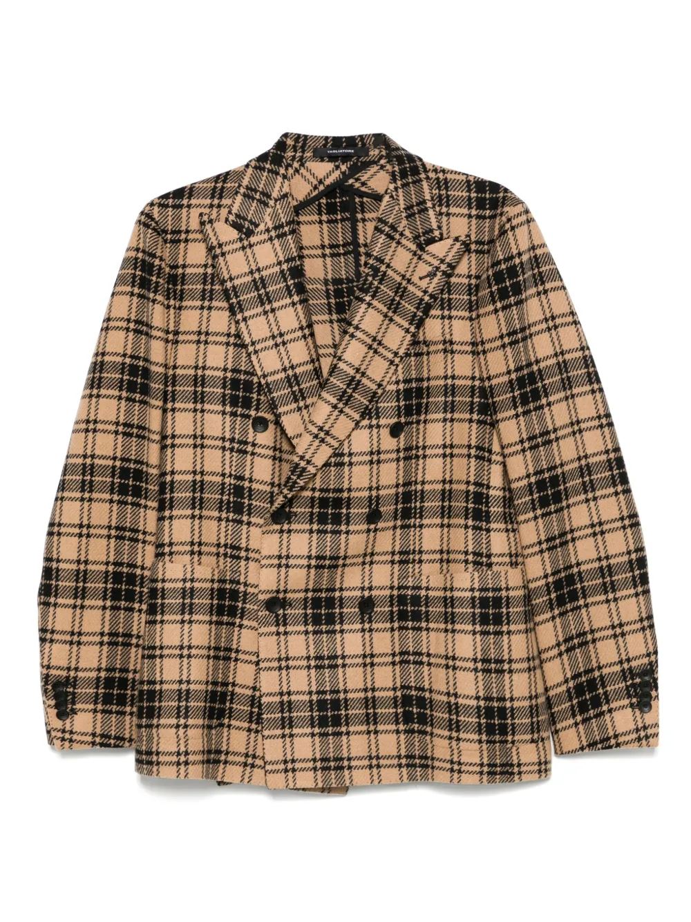Tagliatore checked blazer | Brown | Image 1