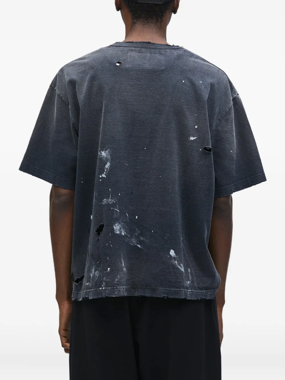 Neighborhood GerafeldT-shirt met grafische print Zwart