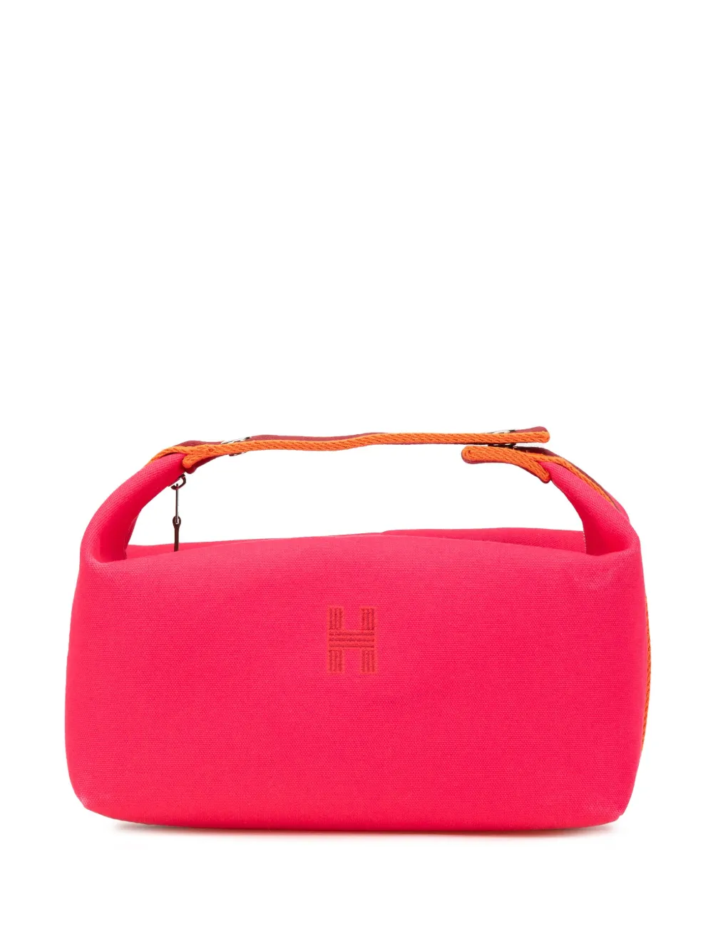 Hermès Pre-Owned 2020-2024 Large Toile Bride A Brac vanity bag - ピンク Hermès Pre-Owned 2020-2024 Large Toile Bride A Brac vanity bag - ピンク