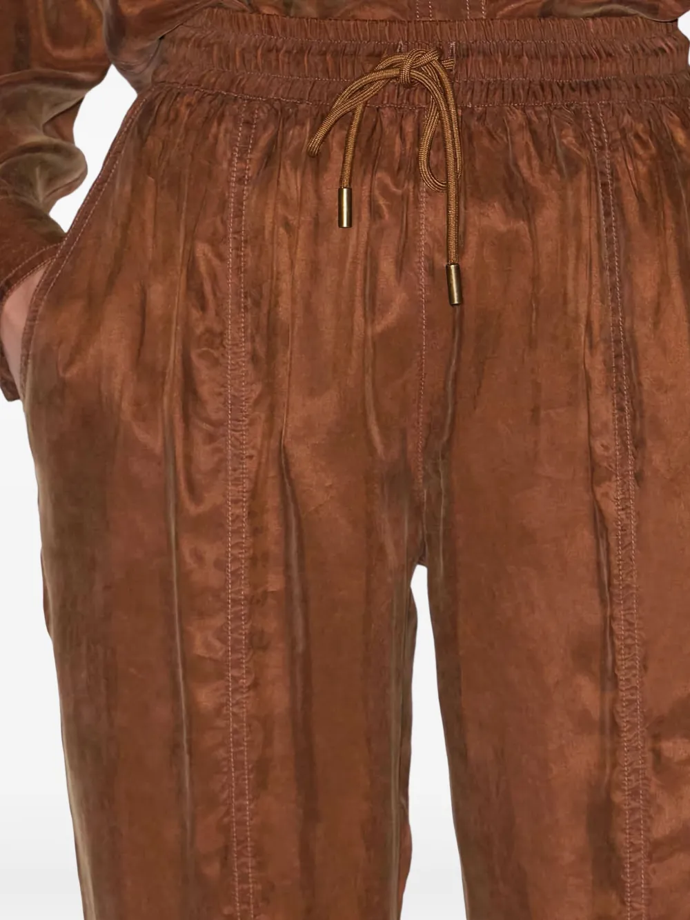 Isabel Marant Étoile Zaylee Trousers In Brown