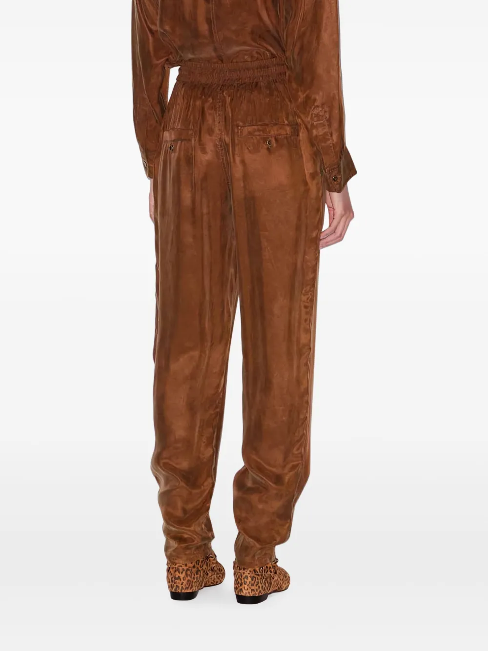 Isabel Marant Étoile Zaylee Trousers In Brown