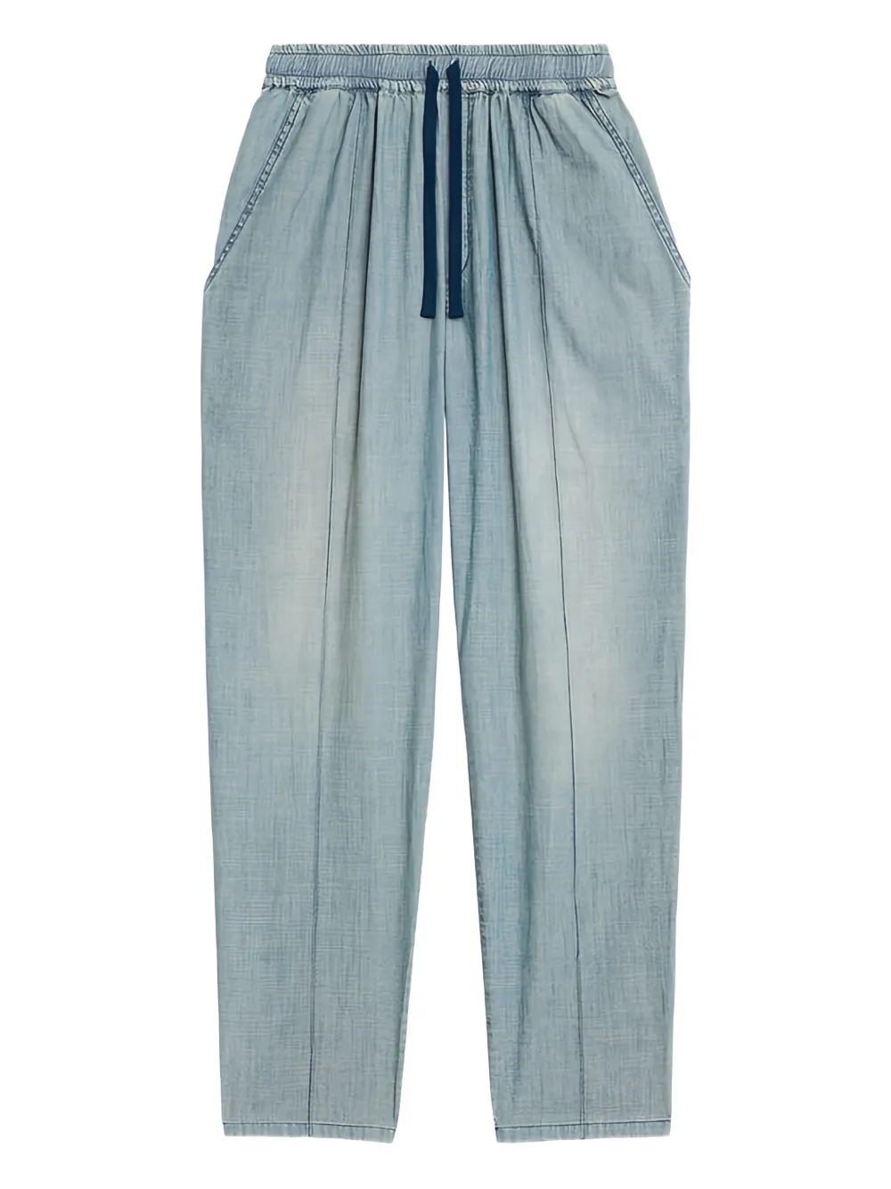 MARANT ÉTOILE drawstring elastic catalia trousers | Blue | Image 1