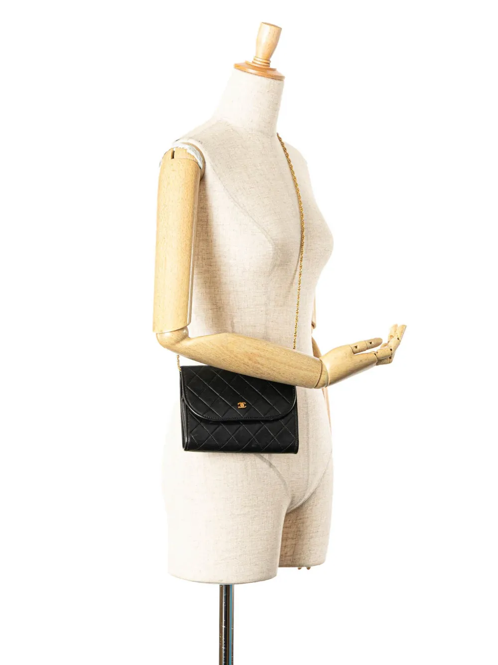 CHANEL Pre-Owned 1984-1986 Mini CC Quilted Lambskin Round Flap crossbody bag | Pre-Owned | Image 2