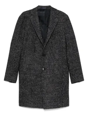 Black Comme Des Garçons ヘリンボーン シングルコート | グレー