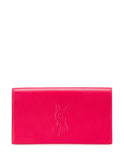 Saint Laurent Pre-Owned 2015 Large Leather Belle De Jour clutch bag
