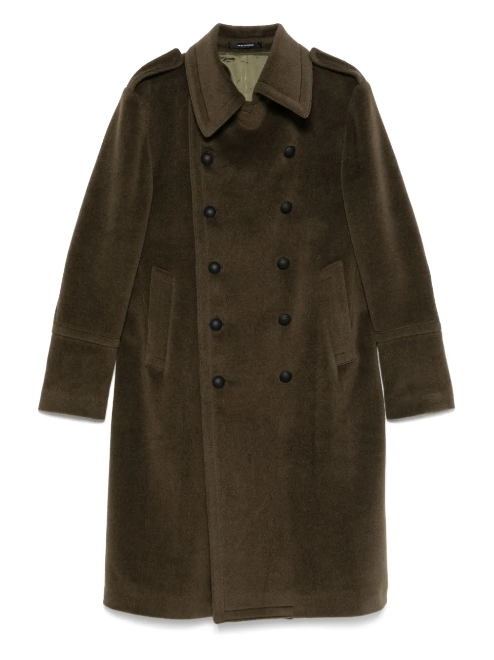 Tagliatore double-breasted coat Groen